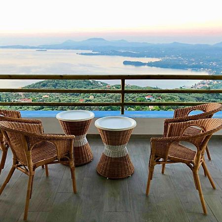 House Tanna Of Villa Intaba Spectacular Sea Views Corfiot Riviera Spartilas Corfu Island Greece Close To Ipsos Beach Spartylas Ngoại thất bức ảnh