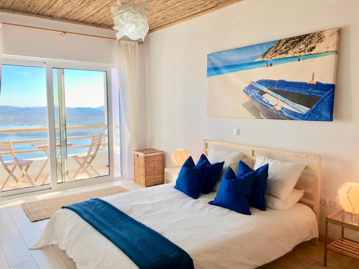 House Tanna Of Villa Intaba Spectacular Sea Views Corfiot Riviera Spartilas Corfu Island Greece Close To Ipsos Beach Spartylas Ngoại thất bức ảnh